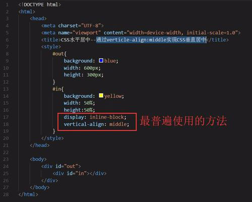 CSS垂直居中的8种方法，附详细的图文教程 第1张